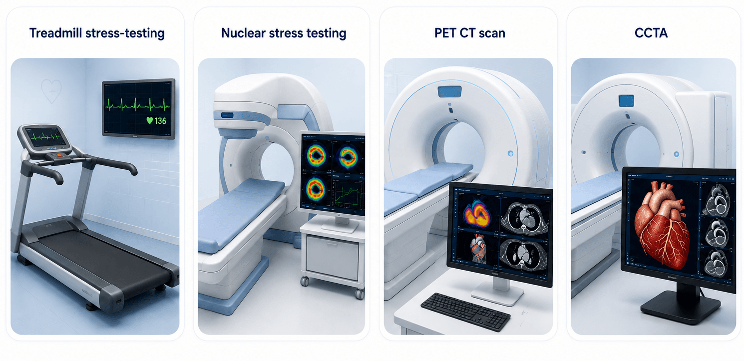 Coronary Artery Disease Diagnostic Tests & Imaging